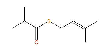 (S)-(3-Methylbut-2-enyl) 2-methylpropanethioate
